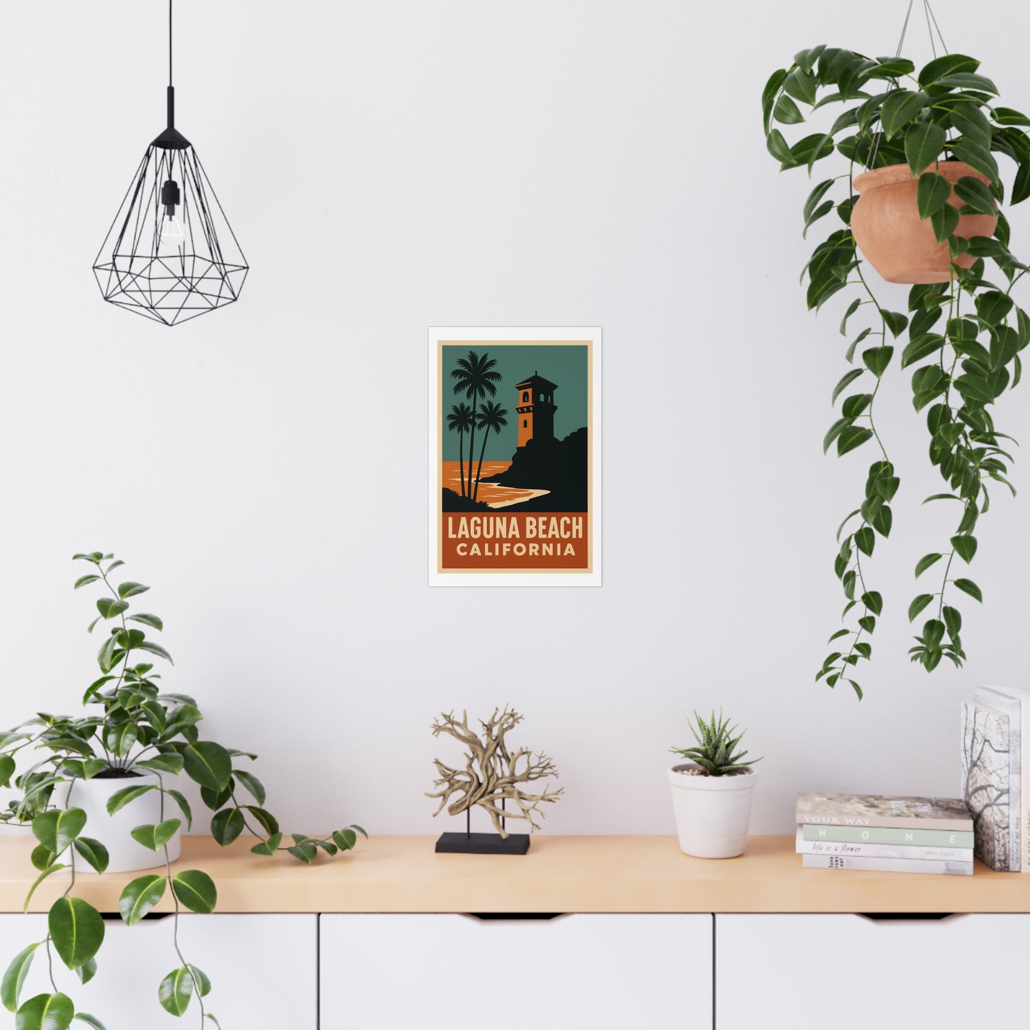Laguna beach California Vintage Poster — graphic (12x18)