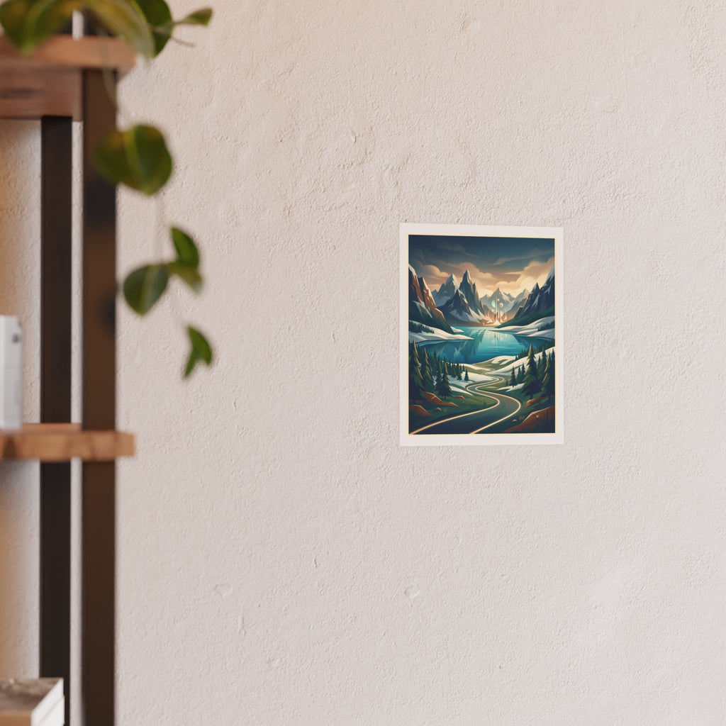 mammoth lakes Vintage Poster