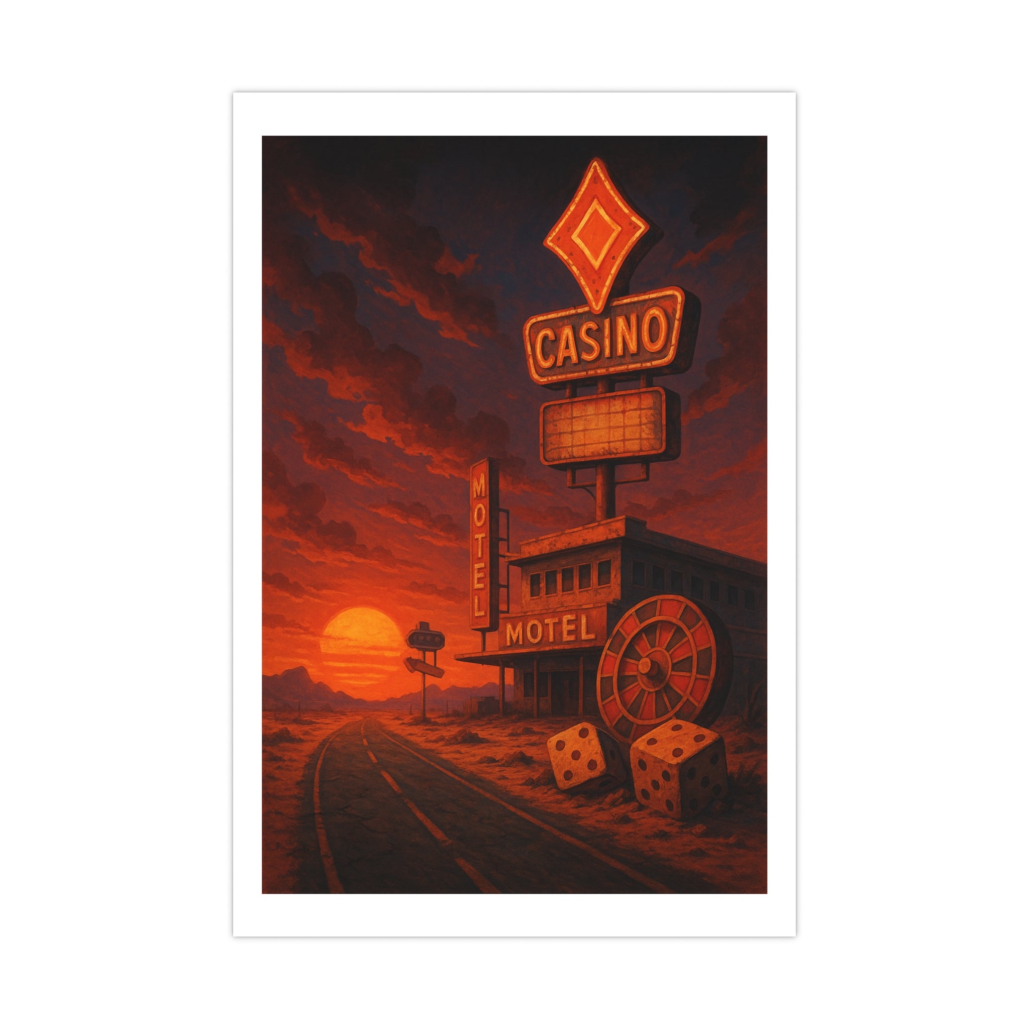 fallout Vintage Poster — graphic (12x18)