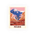 Mars Vintage Poster