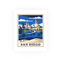 san diego Vintage Poster — cool (8x10)