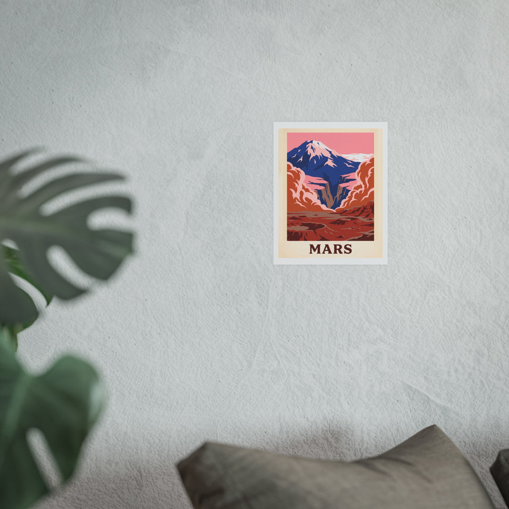 Mars Vintage Poster