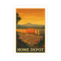 Home Depot Vintage Poster — warm (12x18)