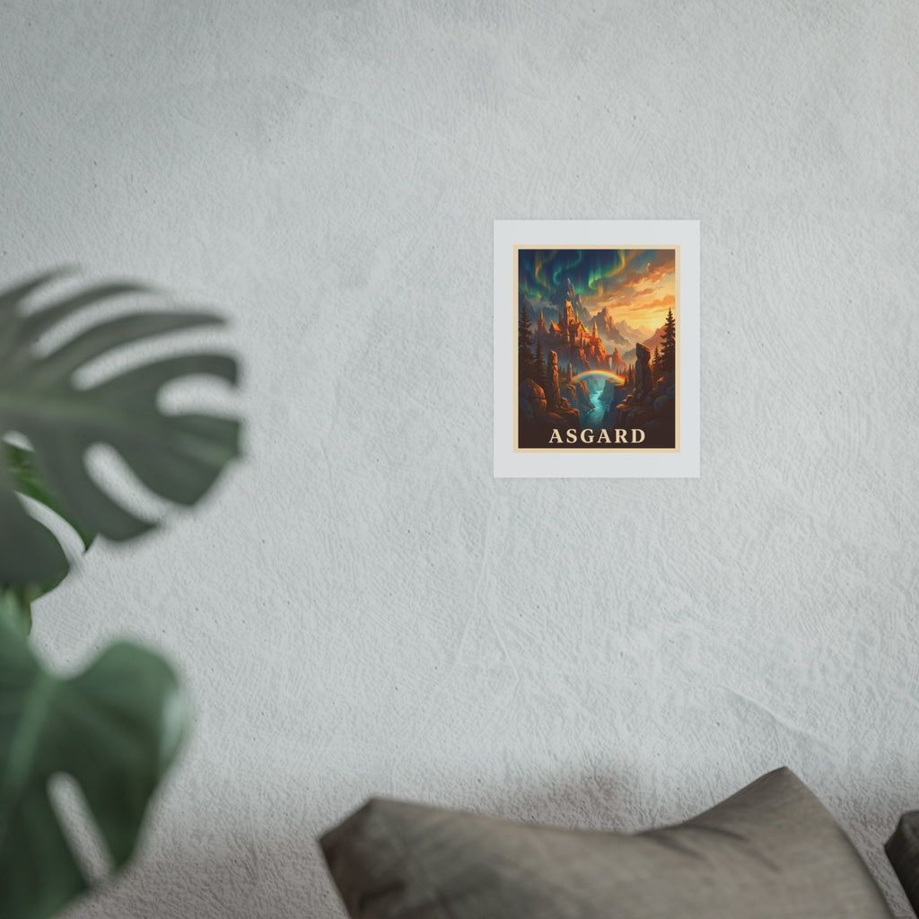 asgard Vintage Poster — warm (8x10)