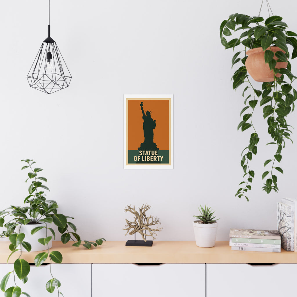 Statue of Liberty Vintage Poster — graphic (12x18)