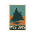 Westeros Vintage Poster — graphic (12x18)