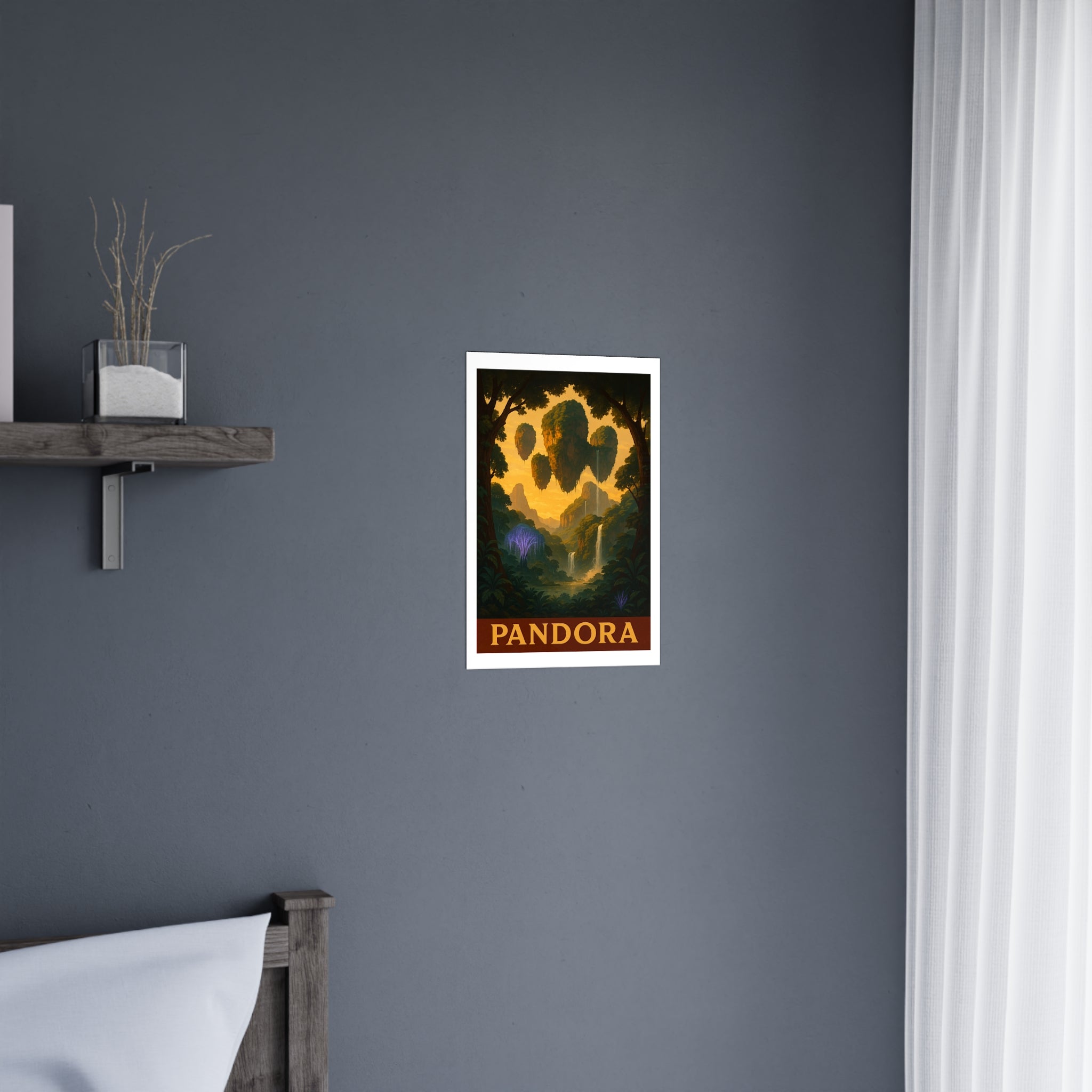 Pandora Vintage Poster — warm (12x18)
