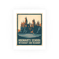 Hogwarts School of Witchcraft and Wizardry Vintage Poster — graphic (8x10)