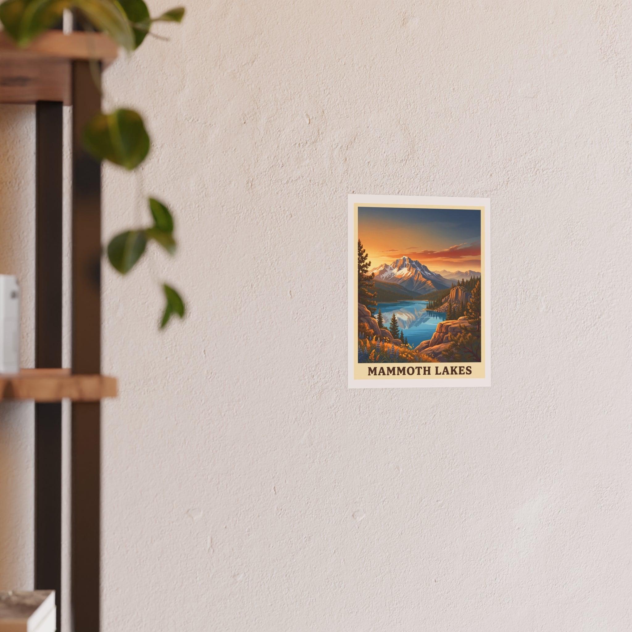 mammoth lakes Vintage Poster