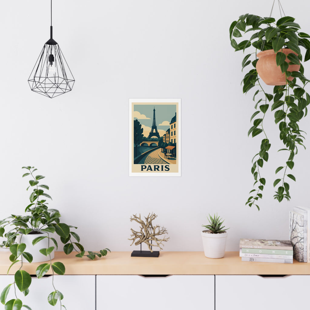 paris Vintage Poster — Cool · Crisp Morning (12x18)