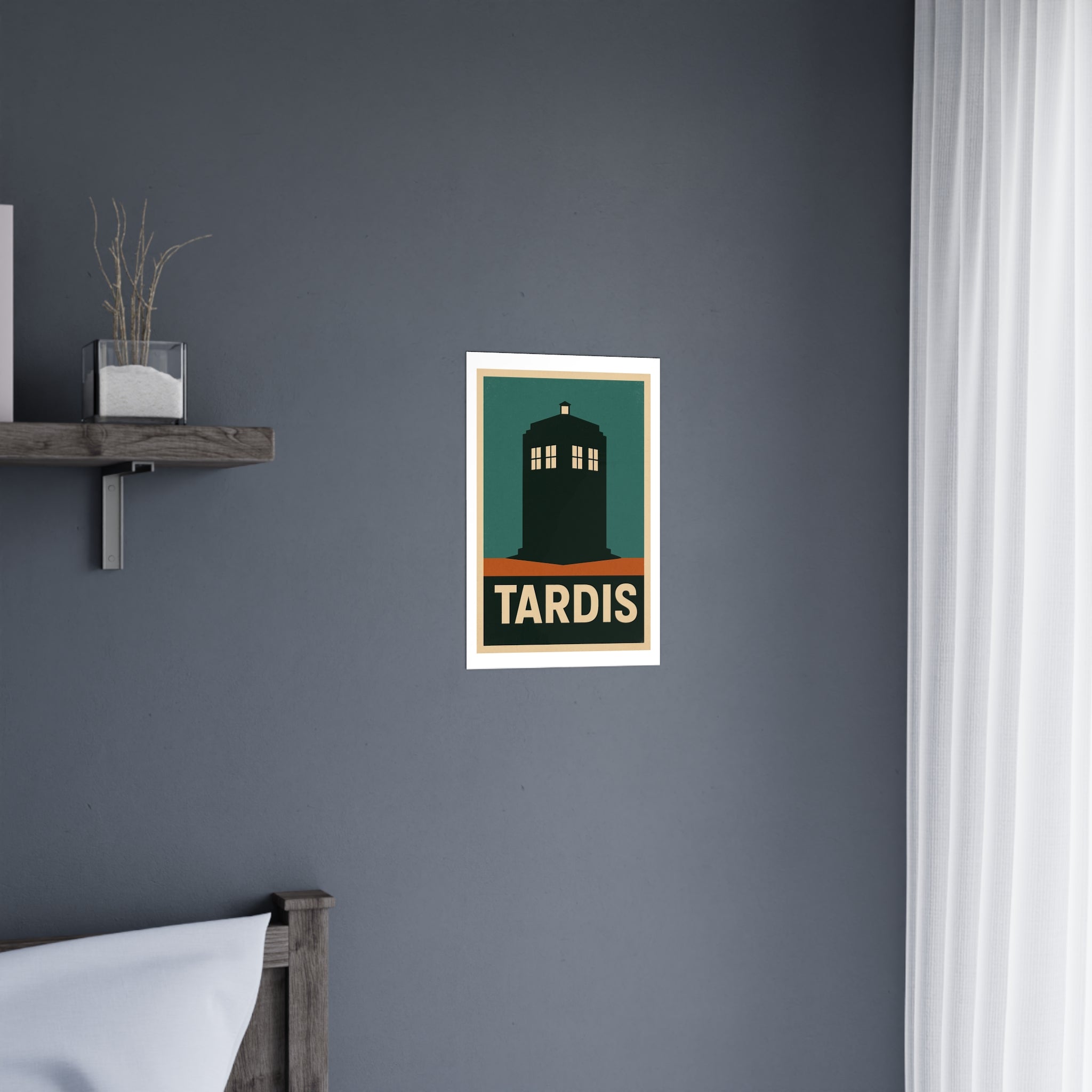 TARDIS Vintage Poster — graphic (12x18)