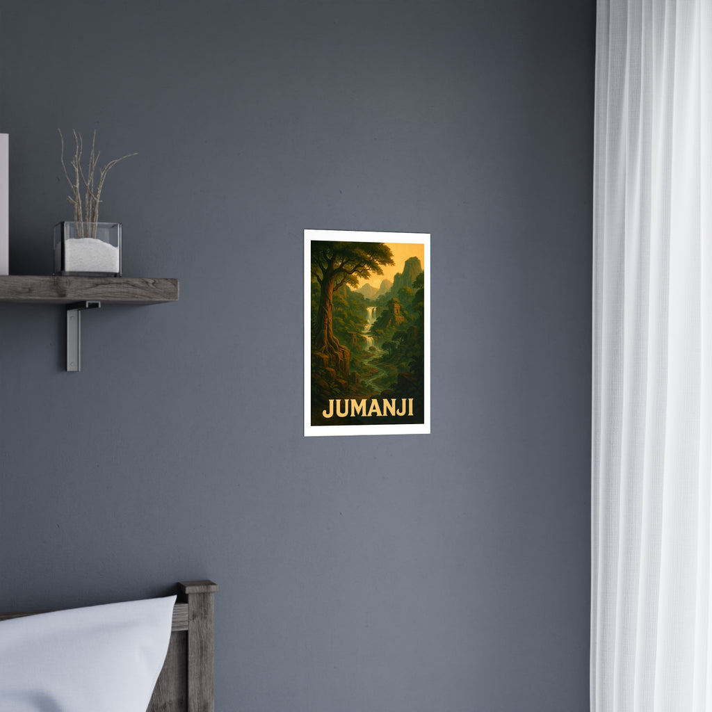 Jumanji Vintage Poster — warm (12x18)