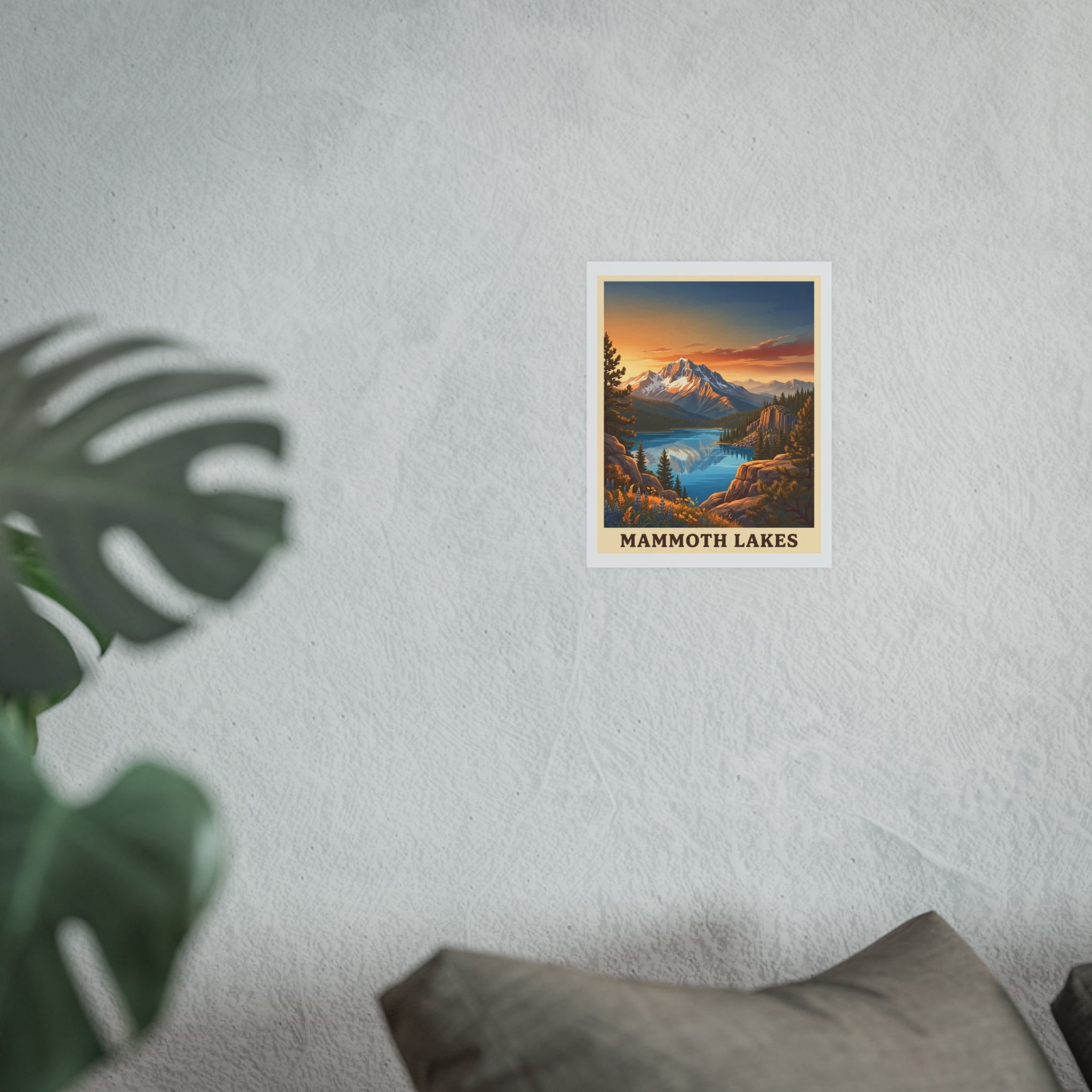 mammoth lakes Vintage Poster