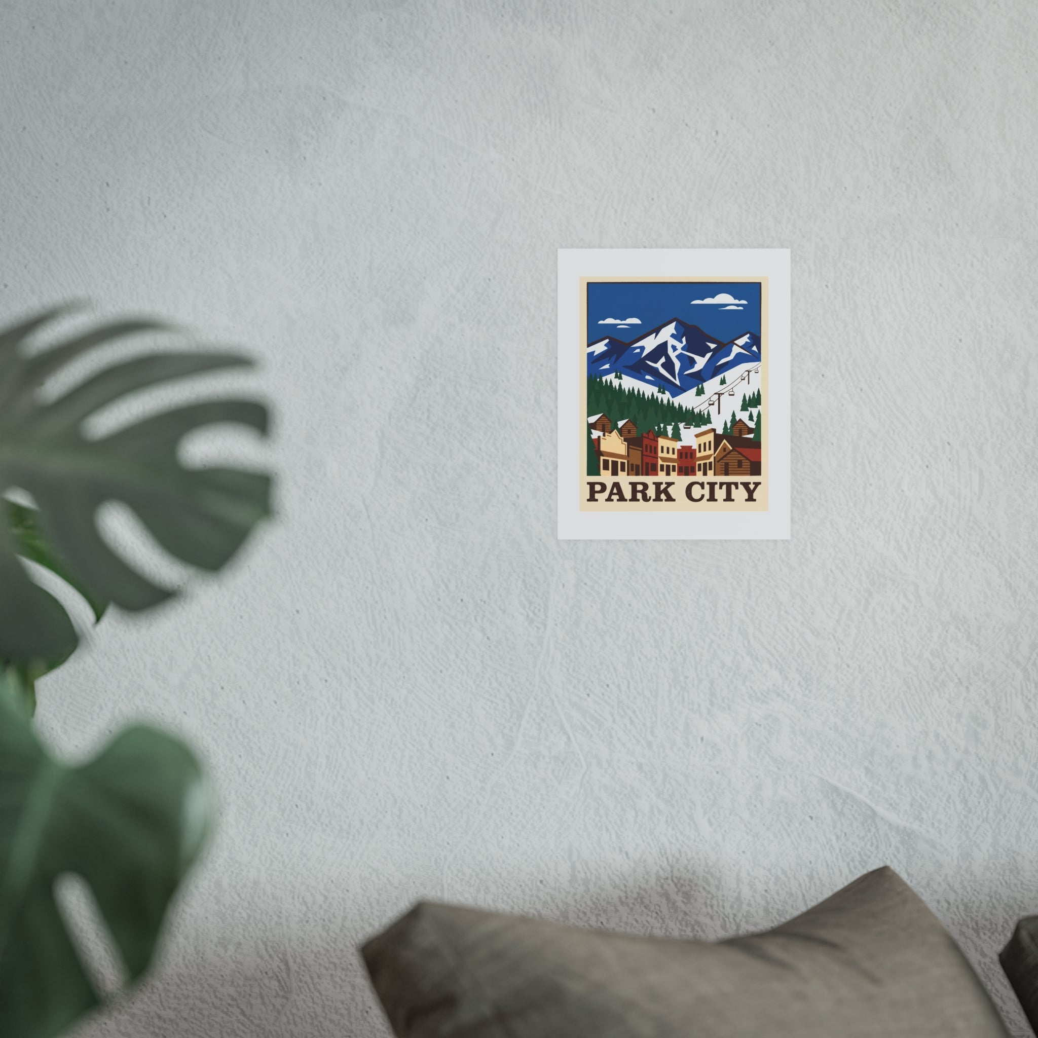 park city Vintage Poster — Cool · Crisp Morning (8x10)