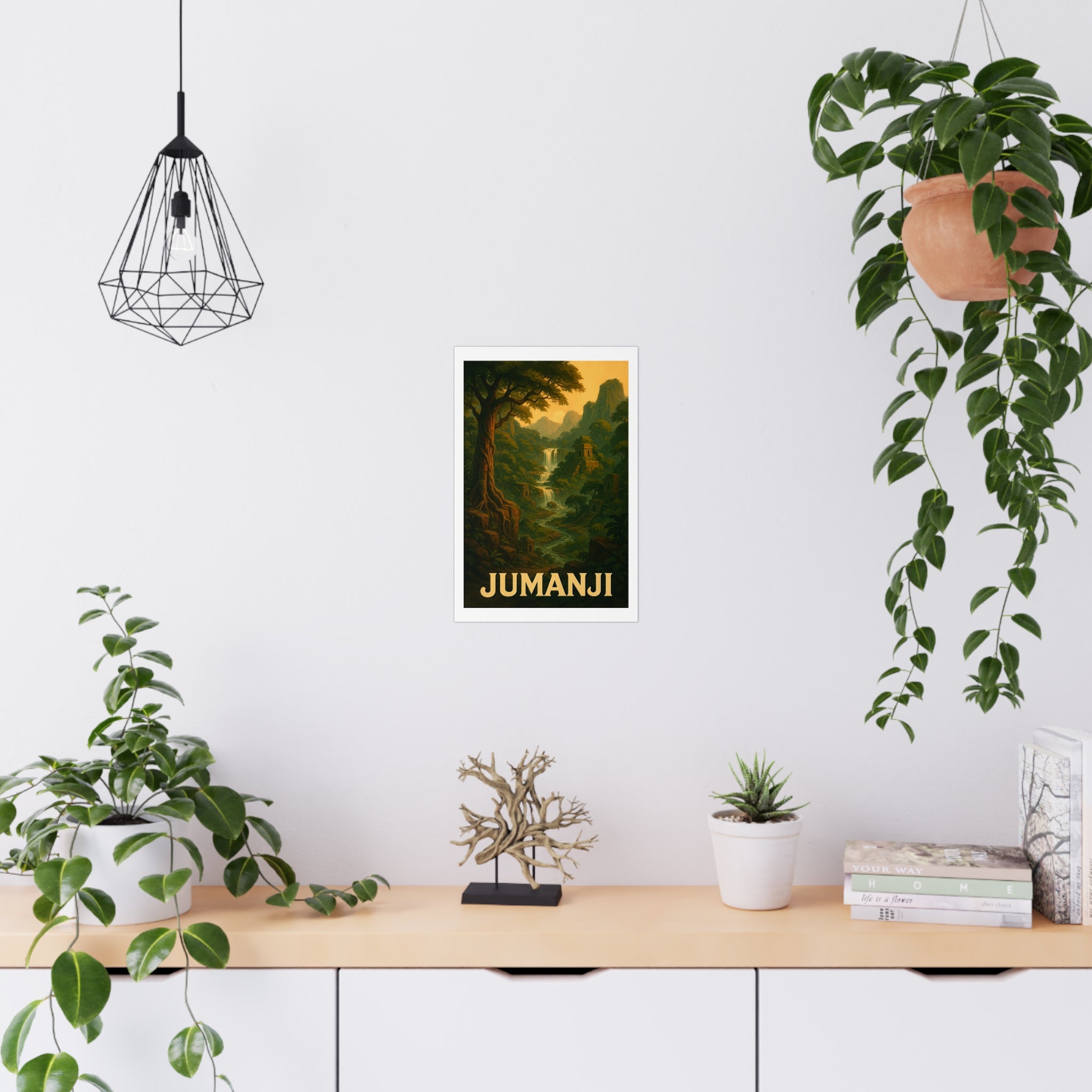 Jumanji Vintage Poster — warm (12x18)