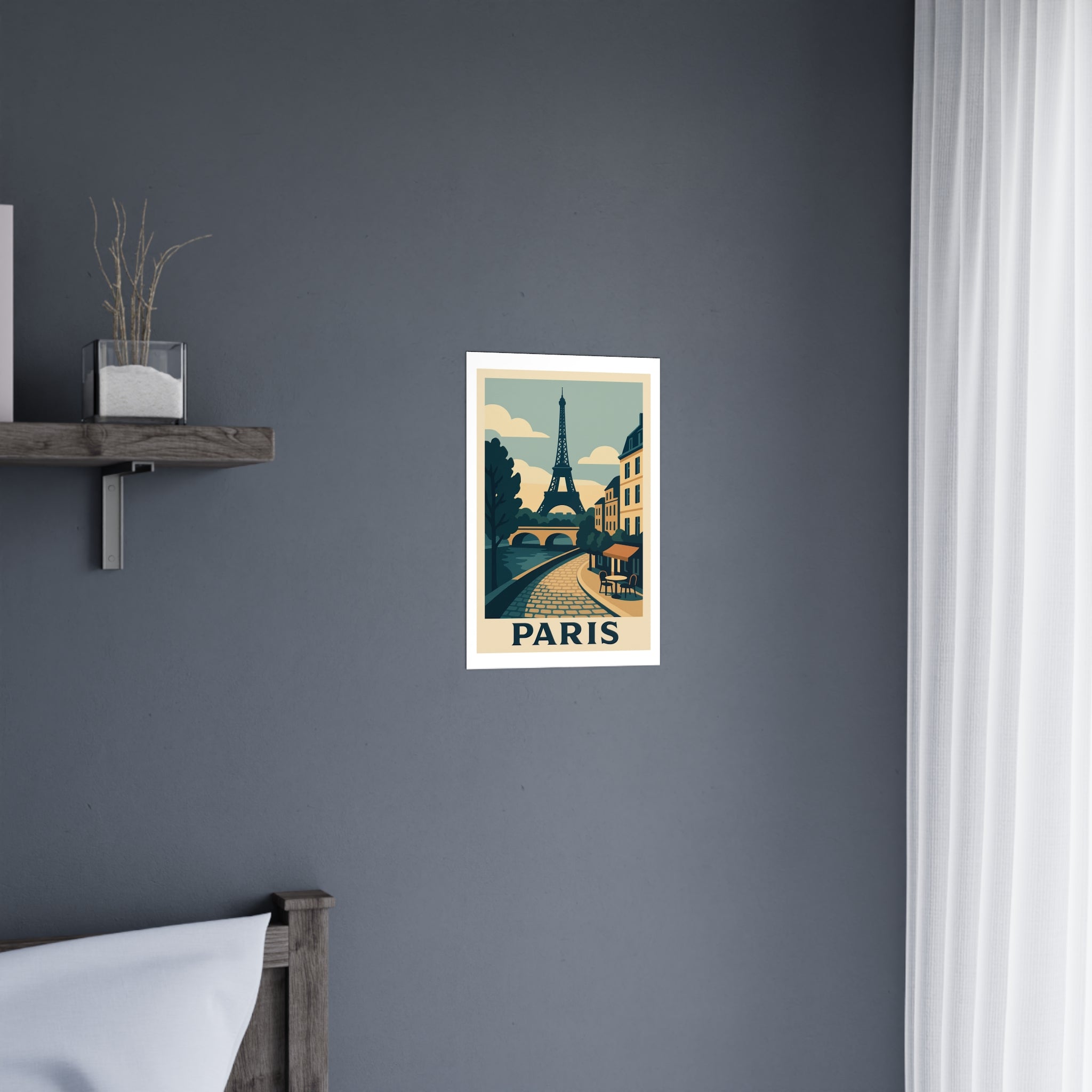paris Vintage Poster — Cool · Crisp Morning (12x18)