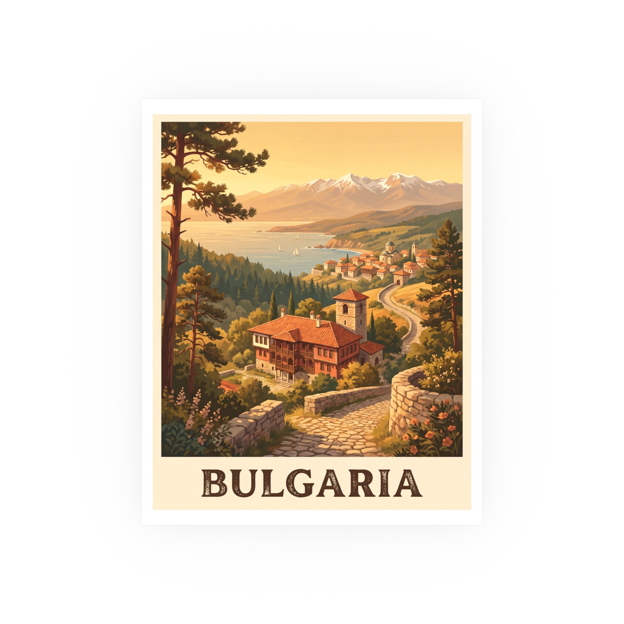 bulgaria Vintage Poster