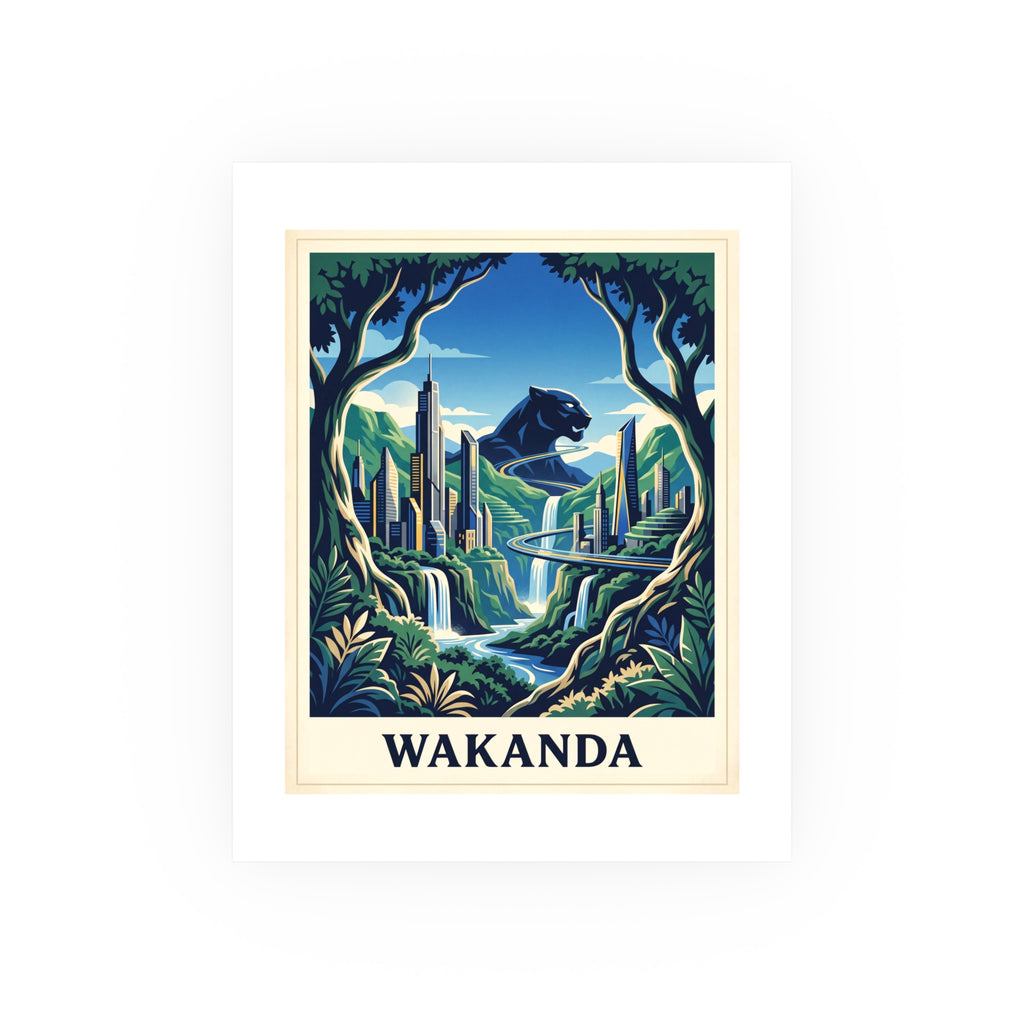 Wakanda Vintage Poster — cool (8x10)