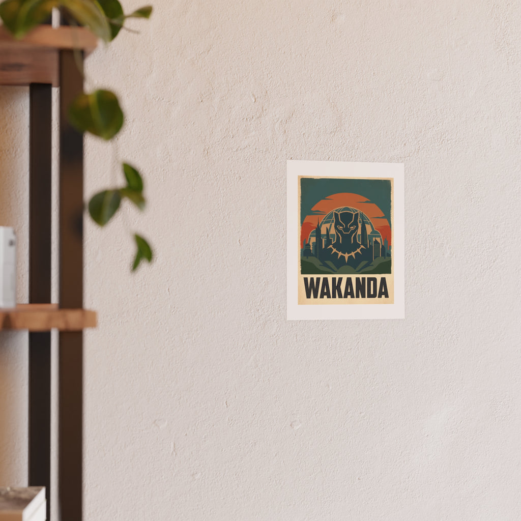 Wakanda Vintage Poster — graphic (8x10)