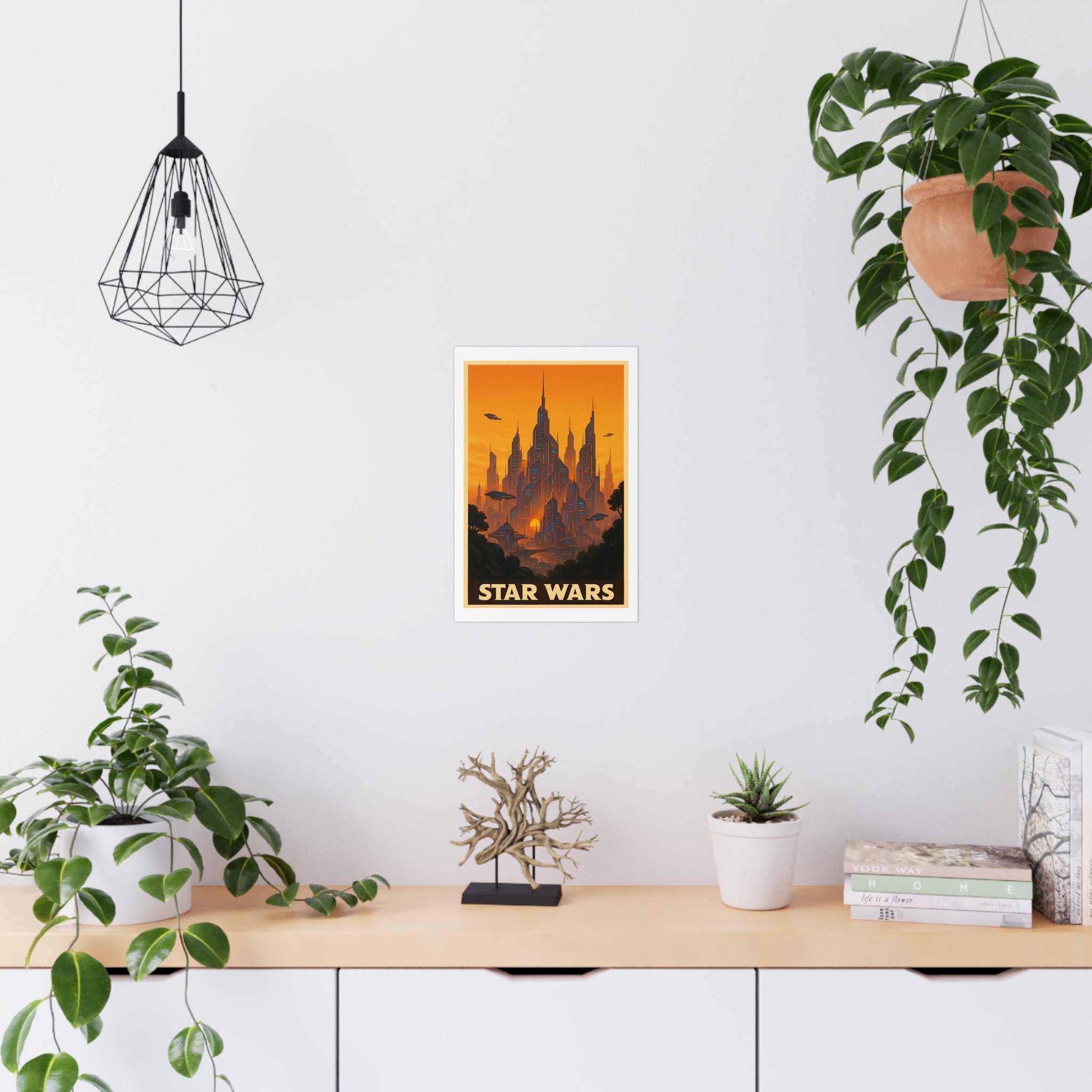 star wars Vintage Poster — warm (12x18)