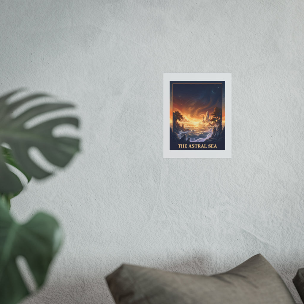 The astral sea Vintage Poster — warm (8x10)