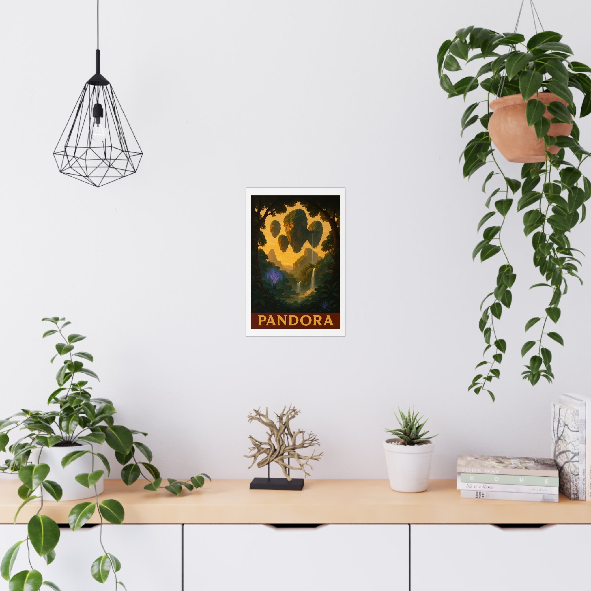 Pandora Vintage Poster — warm (12x18)