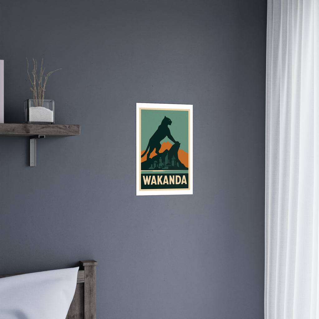 Wakanda Vintage Poster — graphic (12x18)