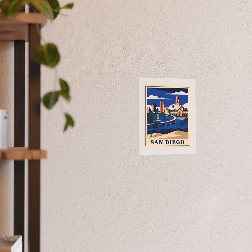 san diego Vintage Poster — cool (8x10)