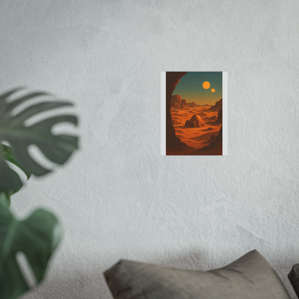 Tatooine - desert vibes Vintage Poster — warm (8x10)