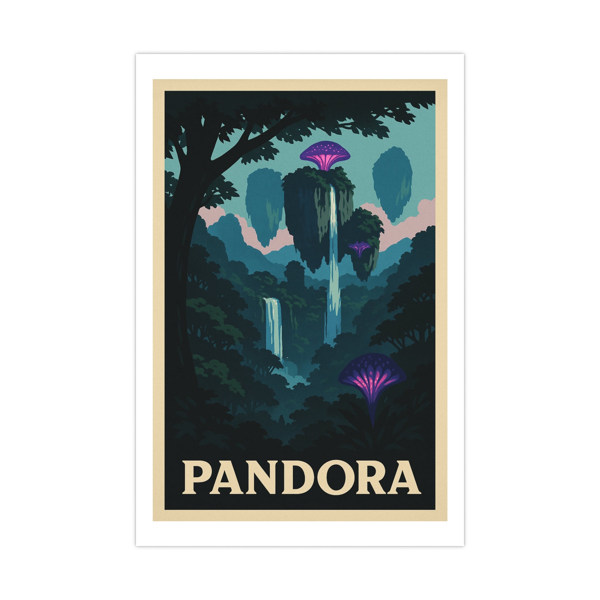 Pandora Vintage Poster — Cool · Crisp Morning (12x18)