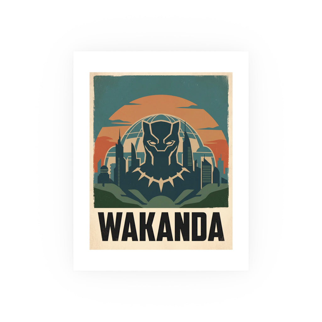 Wakanda Vintage Poster — graphic (8x10)