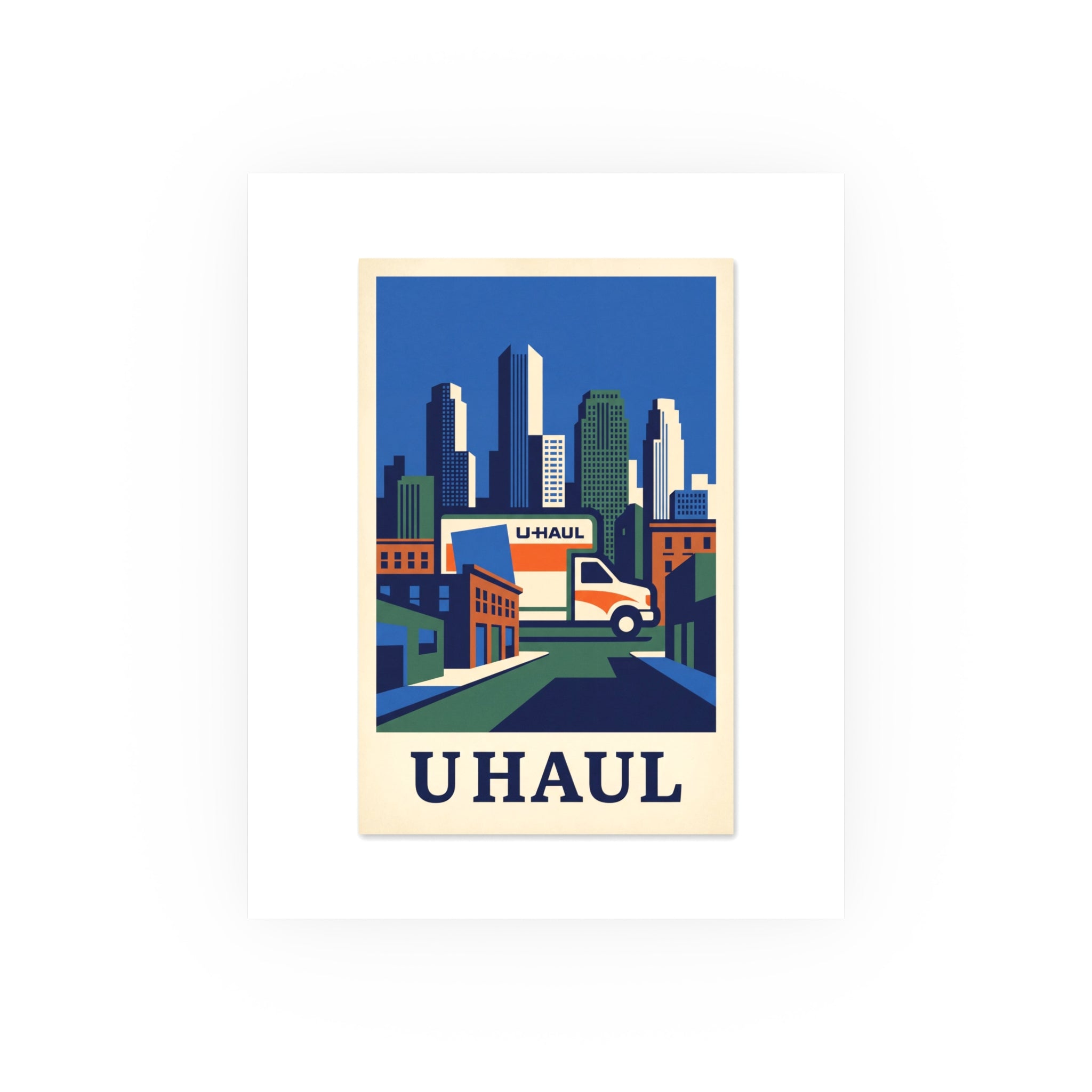 uhaul Vintage Poster — cool (8x10)