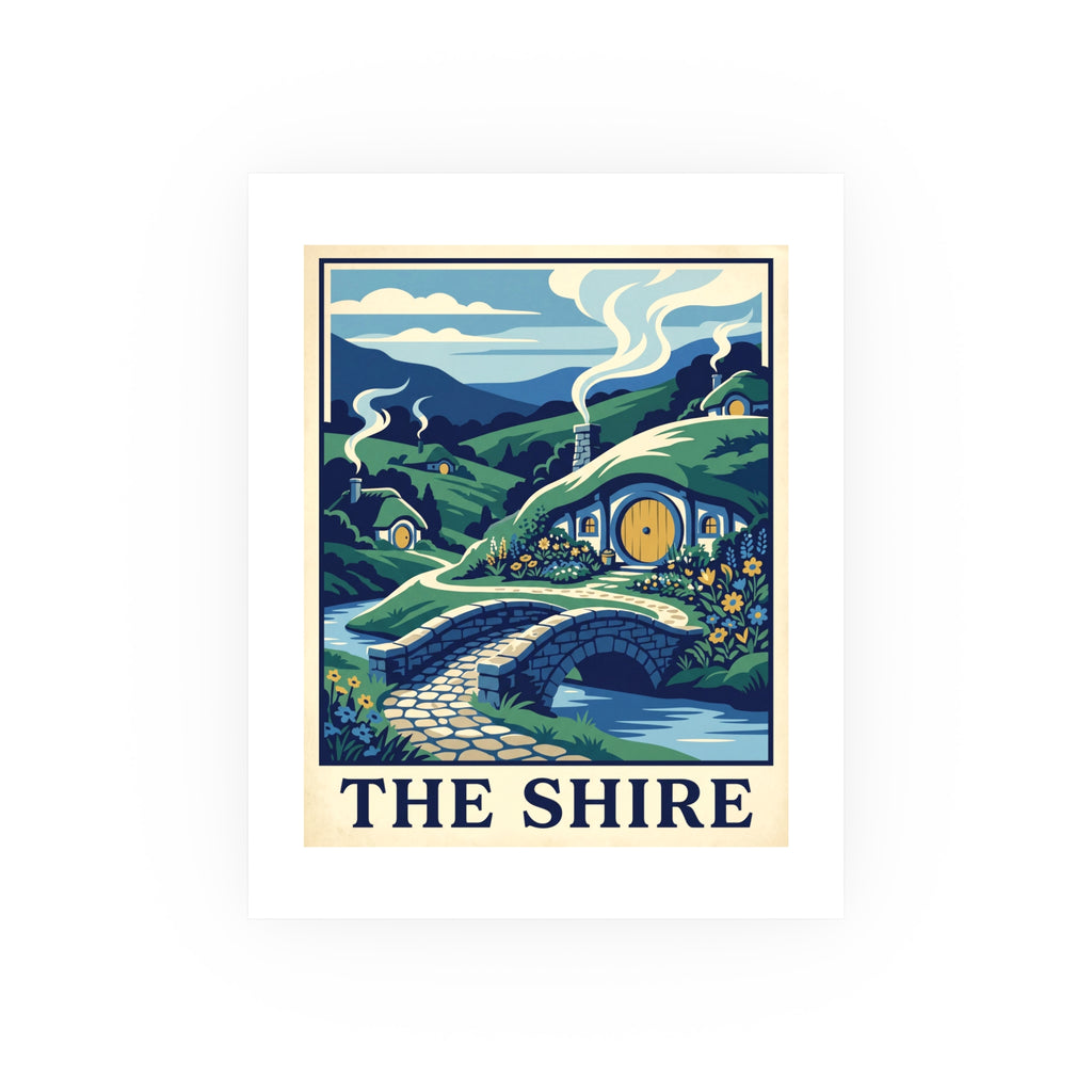 The shire Vintage Poster — cool (8x10)