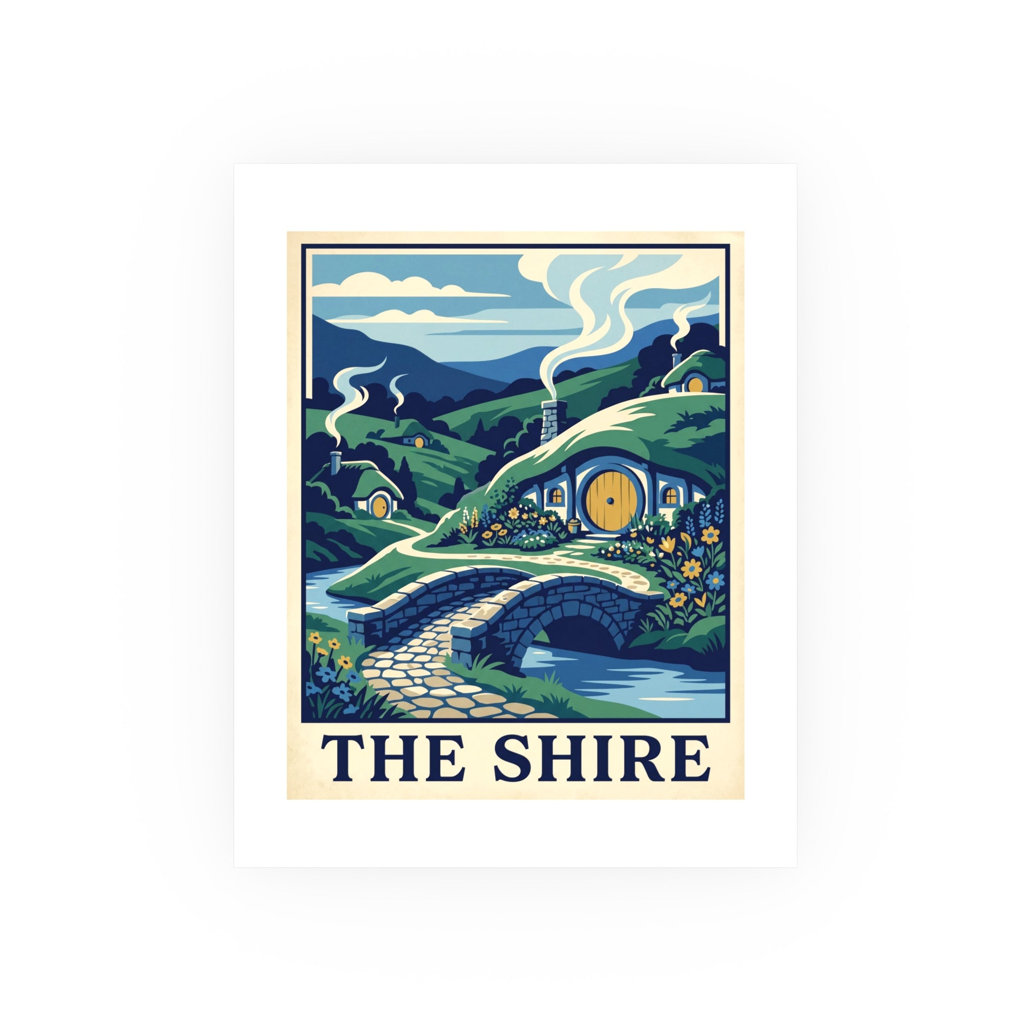 The shire Vintage Poster — cool (8x10)