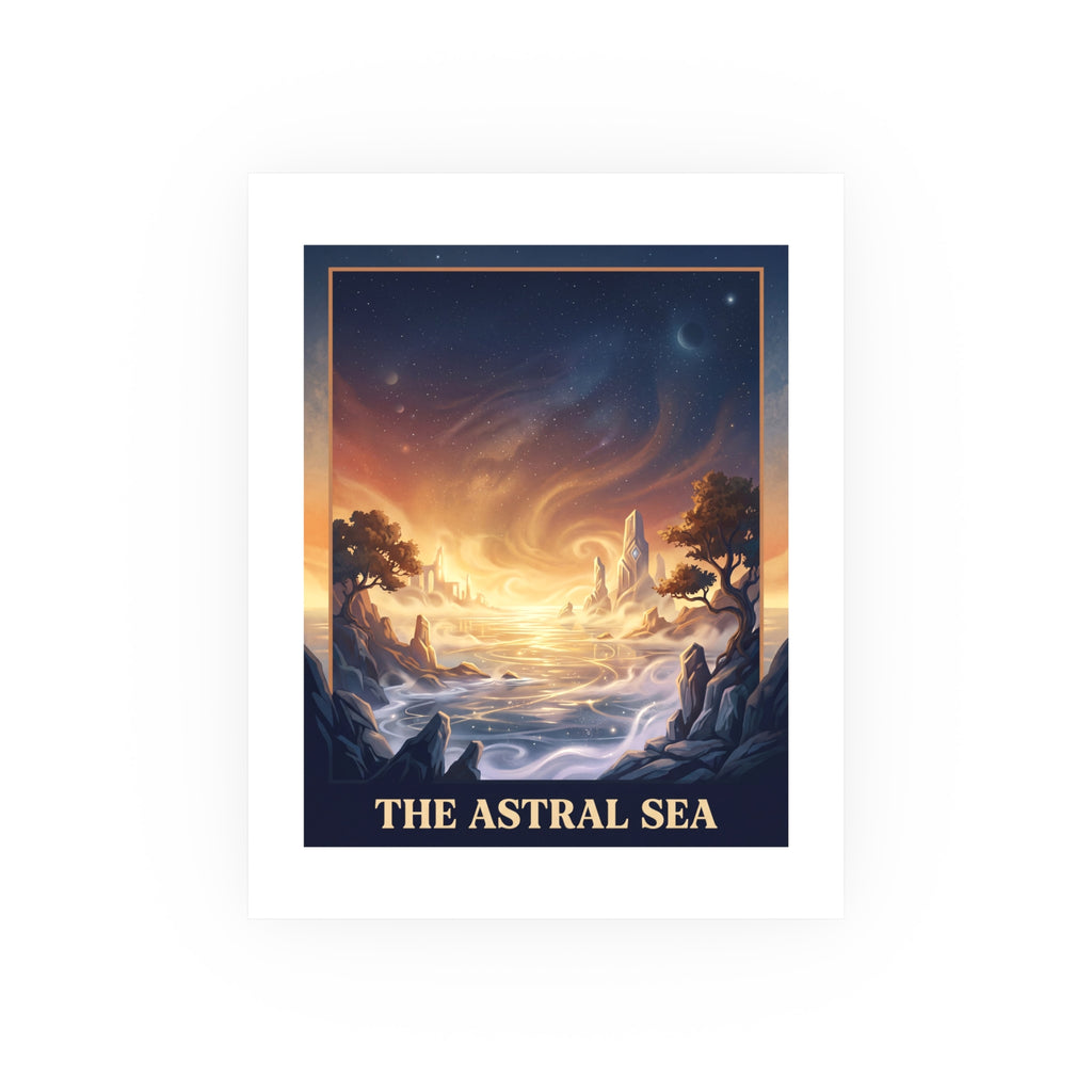 The astral sea Vintage Poster — warm (8x10)