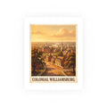 colonial williamsburg Vintage Poster — warm (8x10)