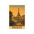 Paris Vintage Poster — warm (20x30)