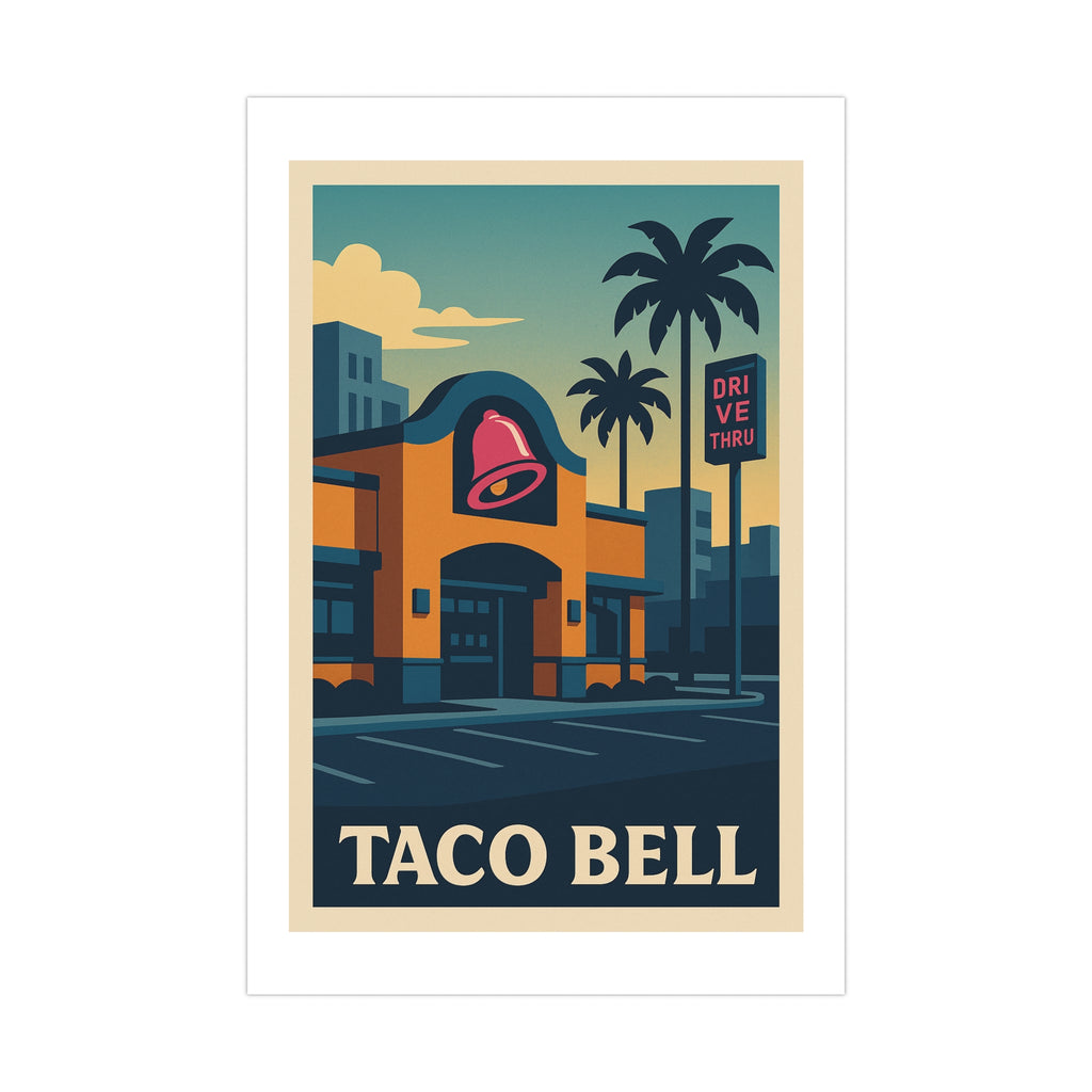 Taco bell Vintage Poster — Cool · Crisp Morning (20x30)