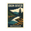 iron river Vintage Poster — Cool · Crisp Morning (18x24)