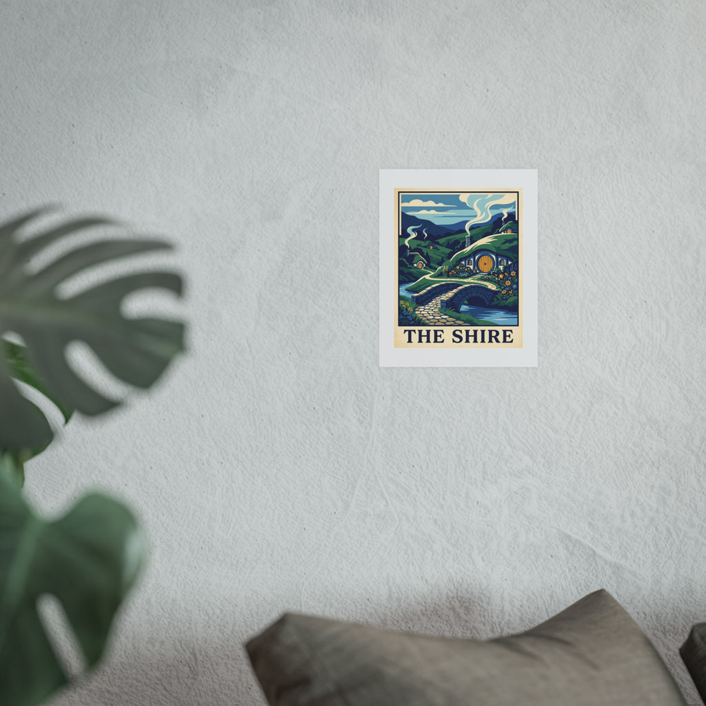 The shire Vintage Poster — cool (8x10)