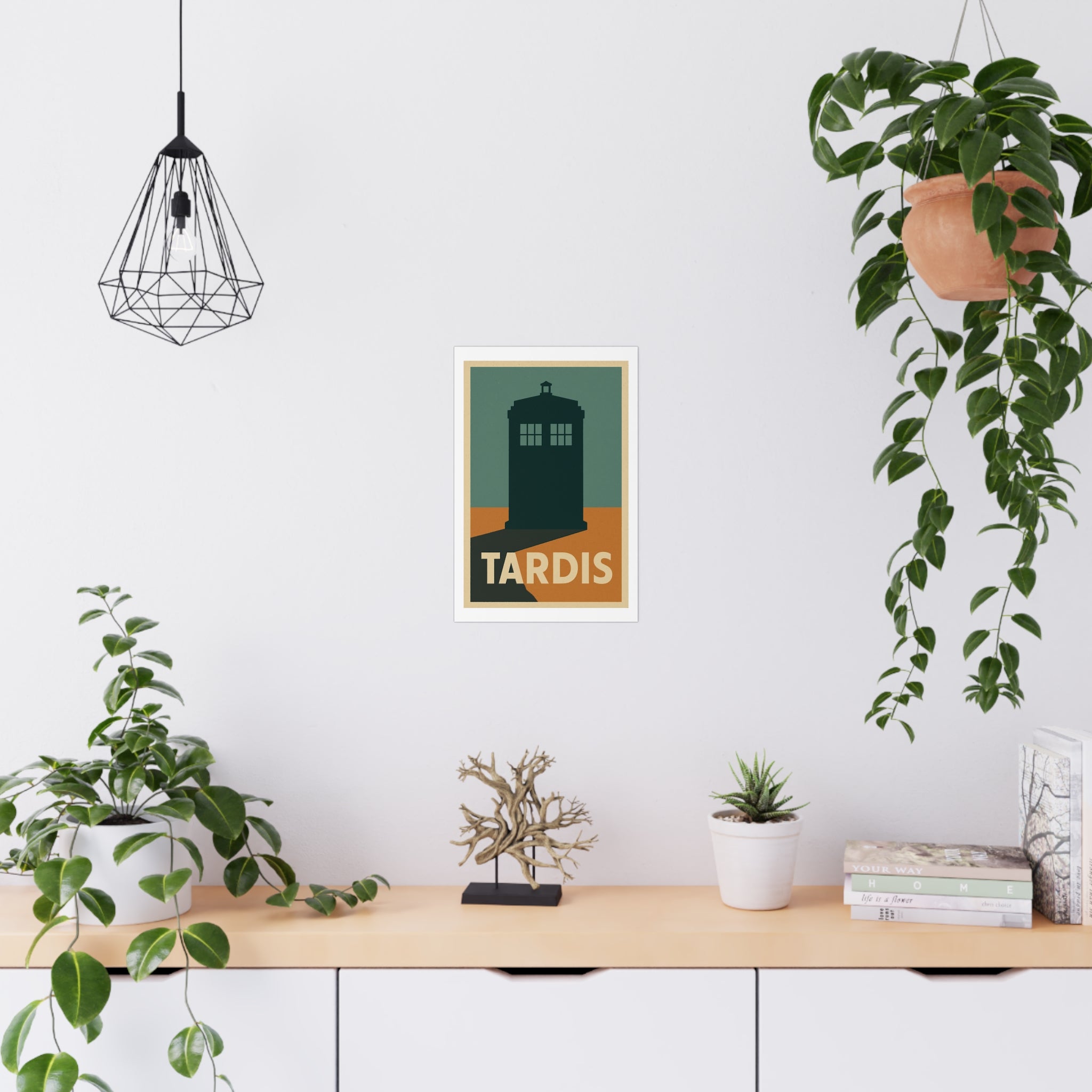 TARDIS Vintage Poster — Graphic · Heritage (12x18)
