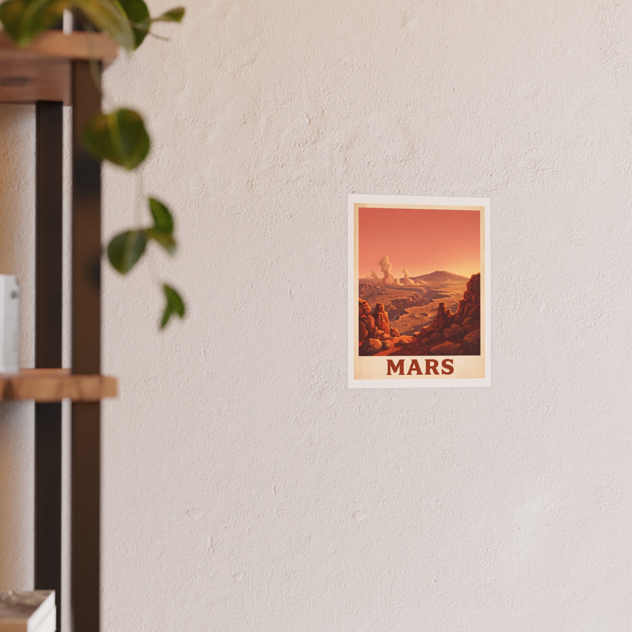 Mars Vintage Poster