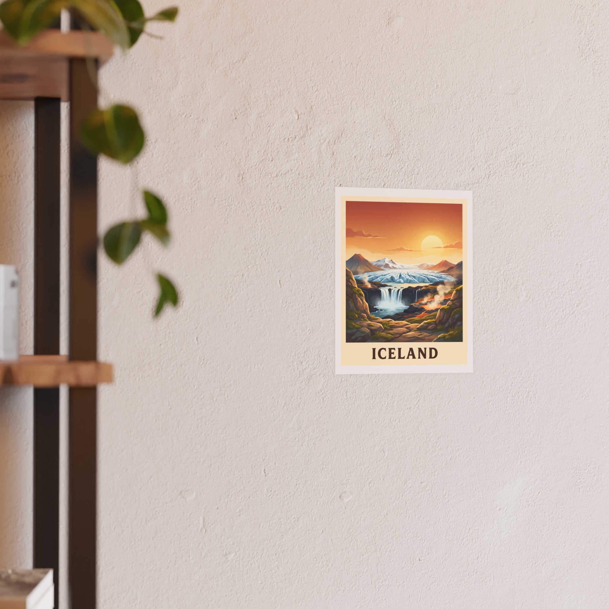 Iceland Vintage Poster