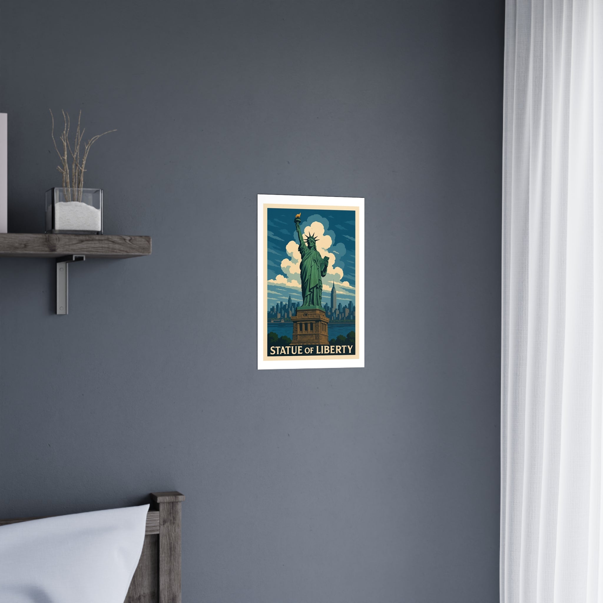 Statue of Liberty Vintage Poster — cool (12x18)