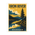 iron river Vintage Poster — Cool · Crisp Morning (18x24)