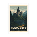 Hogwarts School of Witchcraft and Wizardry Vintage Poster — Cool · Crisp Morning (12x18)