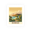 hawaii Vintage Poster — Warm · Golden Hour (8x10)