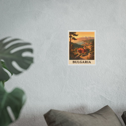 bulgaria Vintage Poster