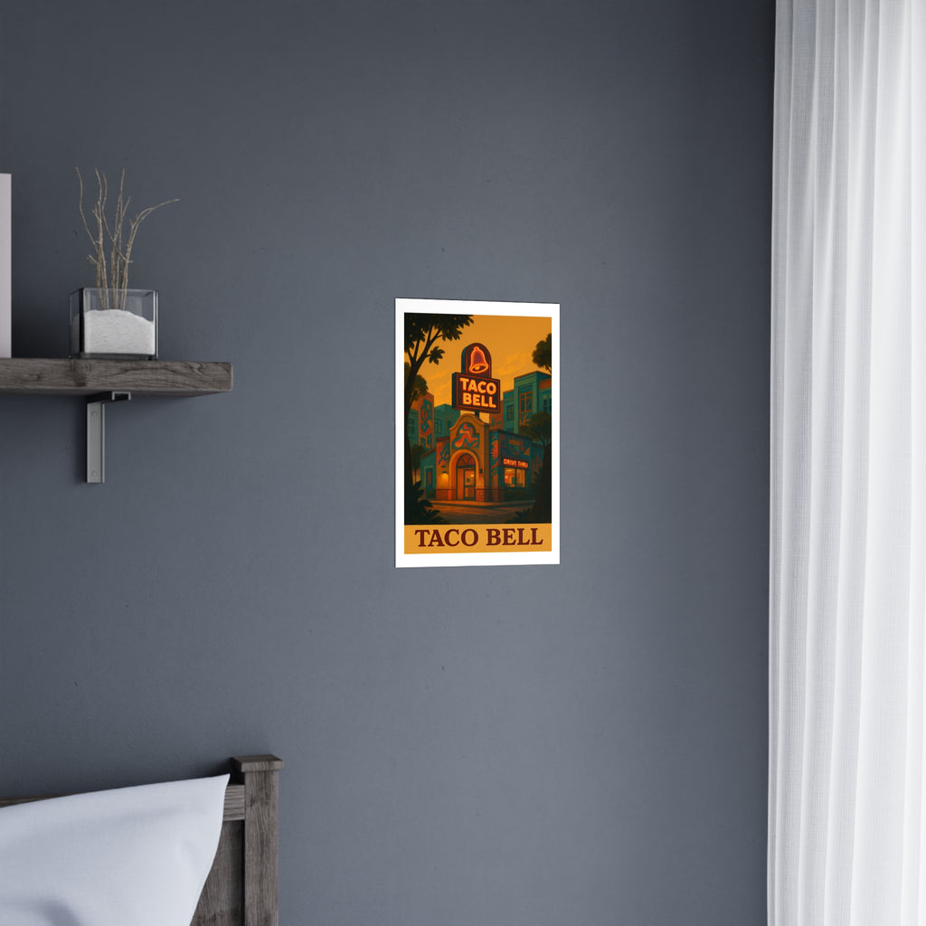 Taco Bell Vintage Poster — warm (12x18)