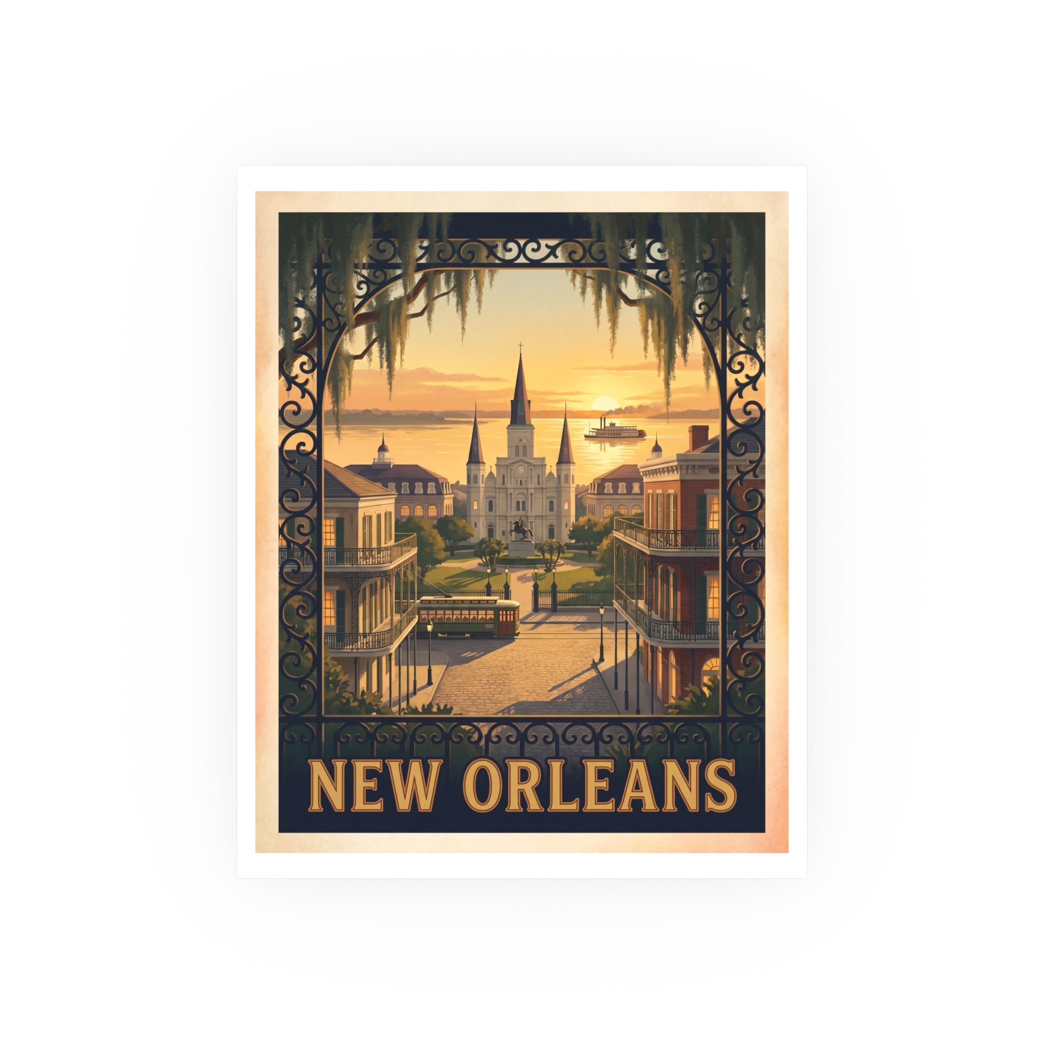 new orleans Vintage Poster